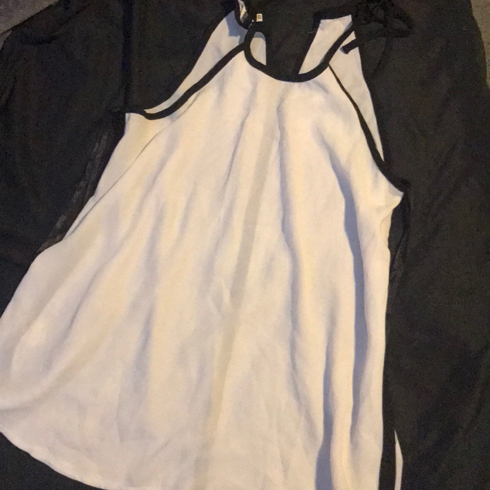 White Halter Top